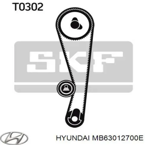 Ролик натяжителя ременя газорозподілу Hyundai/Kia MB63012700E ціна, від 11.88 USD