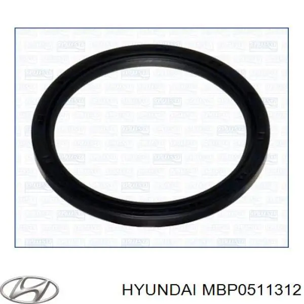 Купити MBP0511312 Hyundai/Kia Сальник колінвала задній