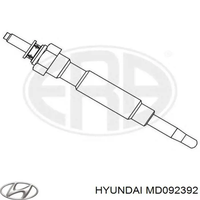 Свічка накалу MD092392 Hyundai/Kia