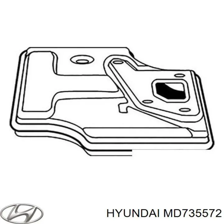 Купити MD735572 Hyundai/Kia Масло і фільтр в коробку автомат 