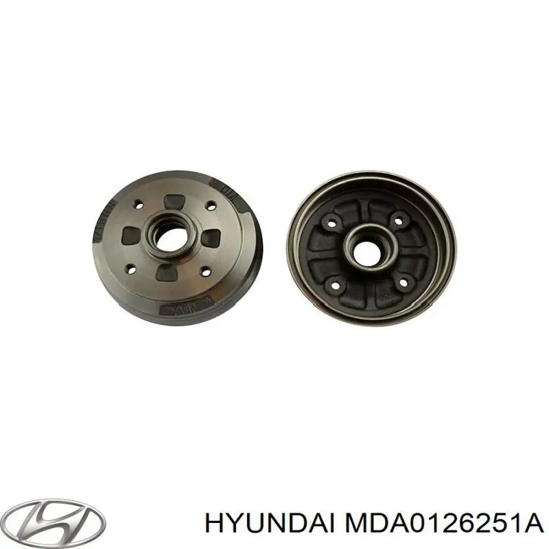 Купити MDA0126251A Hyundai/Kia Барабан гальмівний задній