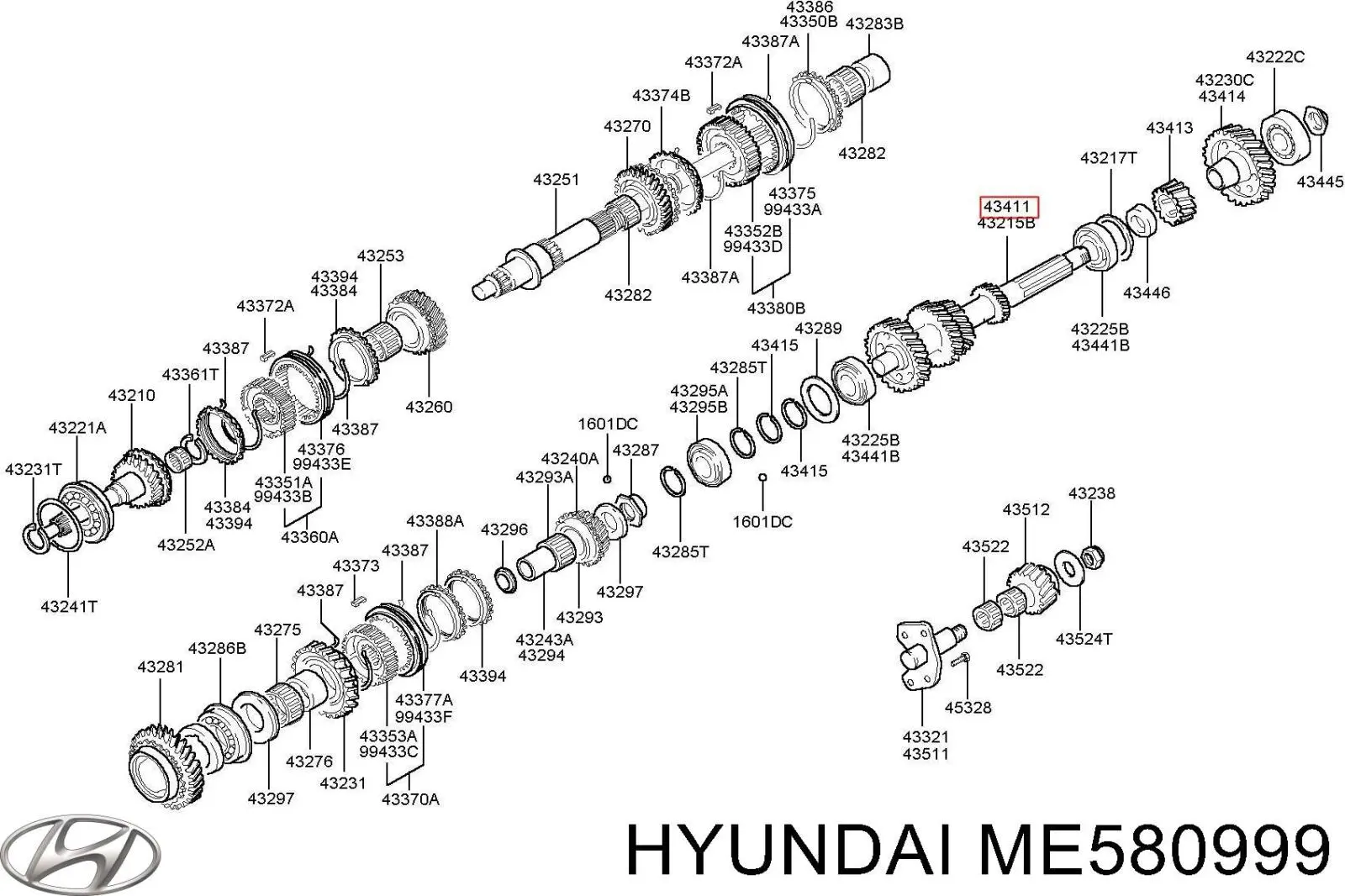 ME580999 Hyundai/Kia 
