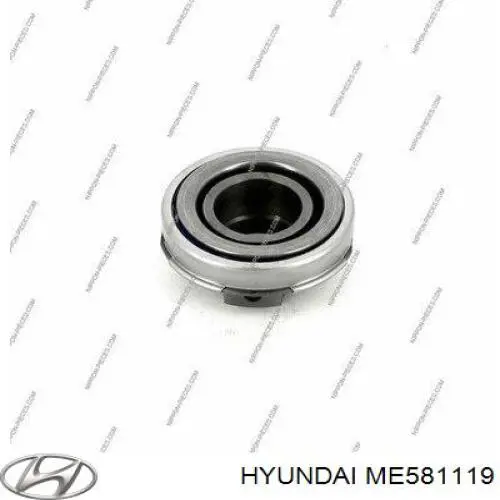 Вижимний підшипник Hyundai/Kia ME581119 ціна, від 16.56 USD