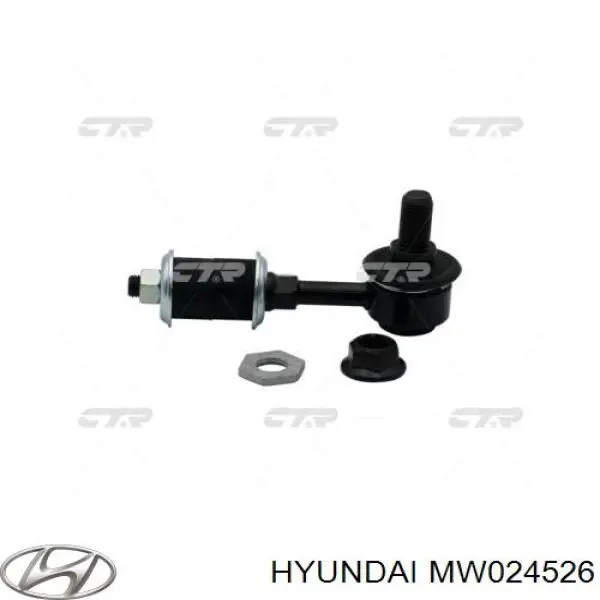 MW024526 Hyundai/Kia втулка стабілізатора переднього, зовнішня