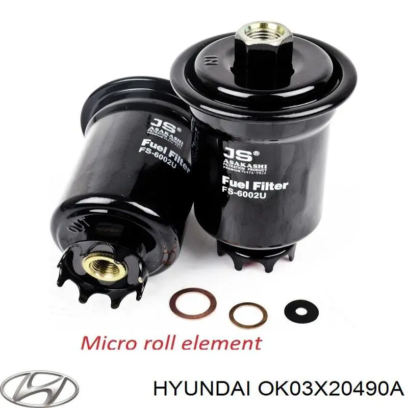 Купити OK03X20490A Hyundai/Kia Фільтр-відстійник палива грубої очистки
