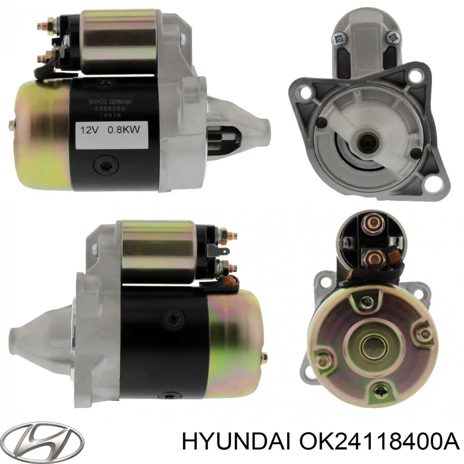 Стартер OK24118400A Hyundai/Kia