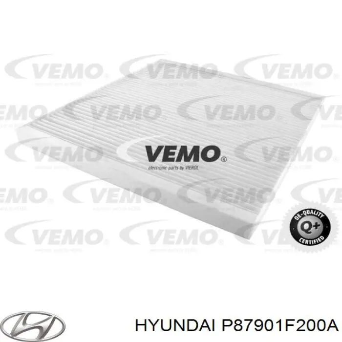 Повітряний фільтр салону Hyundai/Kia P87901F200A