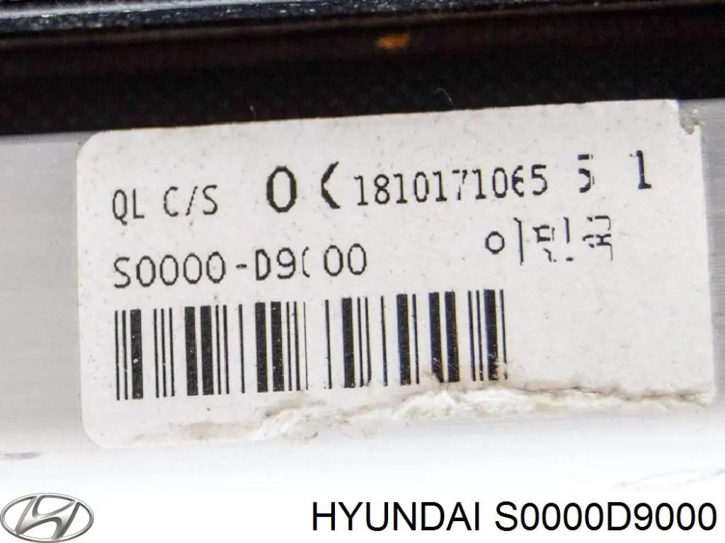 S0000D9000 Hyundai/Kia Шторка двері багажного відсіку
