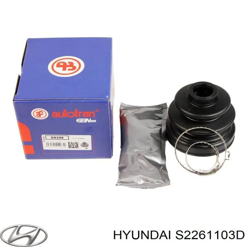Купити S2261103D Hyundai/Kia Пильник шарніра кутових швидкостей внутрішній передній