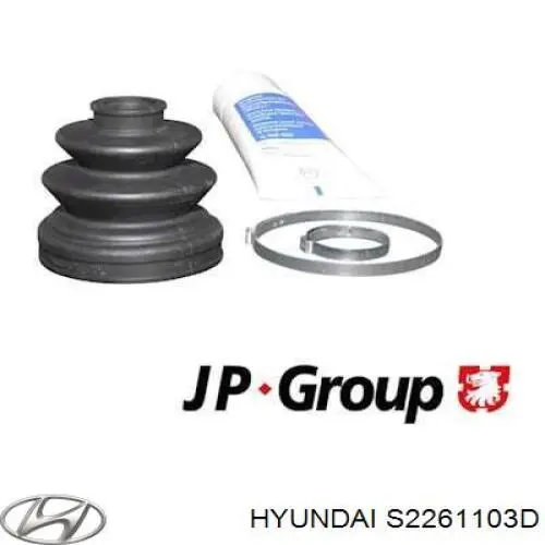 S2261103D Hyundai/Kia Пильник ШРКШ внутрішній, передній півосі