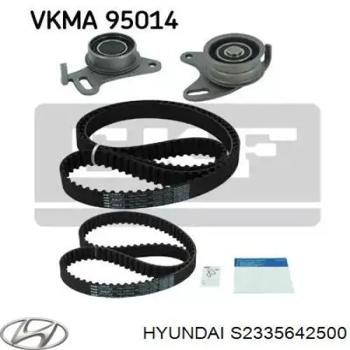 Ремінь балансувального вала Hyundai/Kia S2335642500 ціна, від 15.94 USD