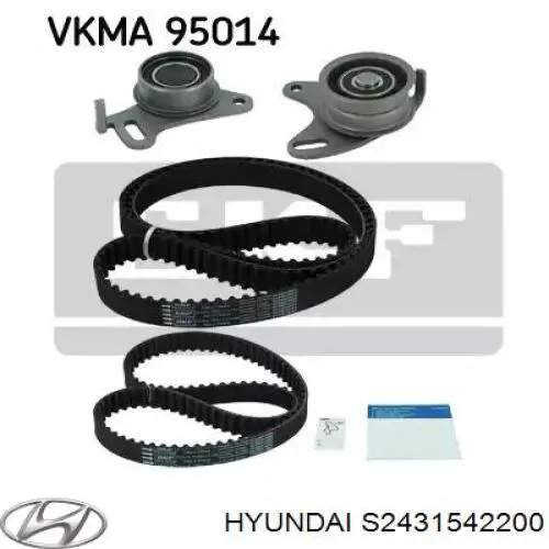 Купити S2431542200 Hyundai/Kia Ремінь газорозподільного механізму