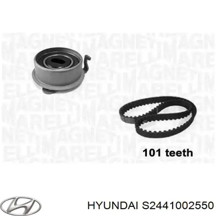 S2441002550 Hyundai/Kia ролик натягувача ременя грм