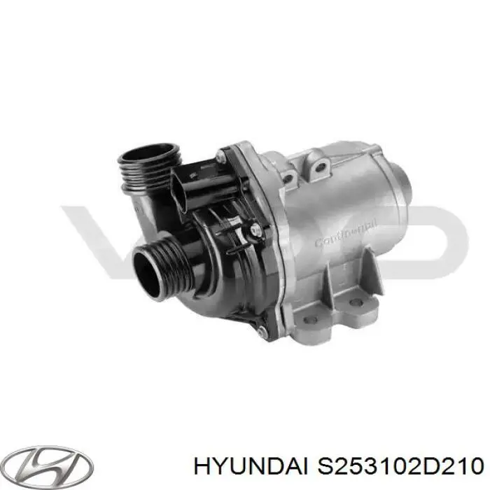 Радіатор охолодження двигуна S253102D210 Hyundai/Kia