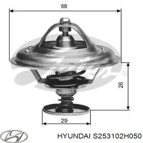 Радіатор S253102H050 Hyundai/Kia