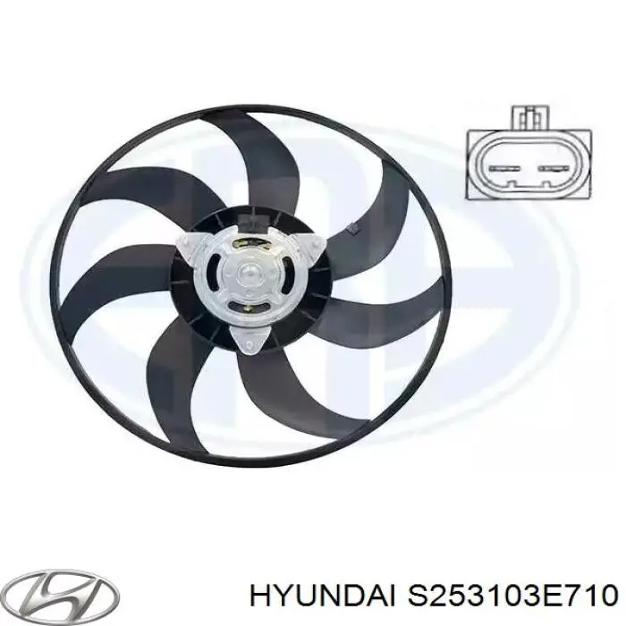 Радіатор охолодження двигуна S253103E710 Hyundai/Kia