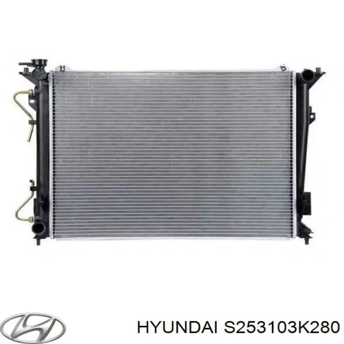 S253103K280 Hyundai/Kia радіатор охолодження двигуна