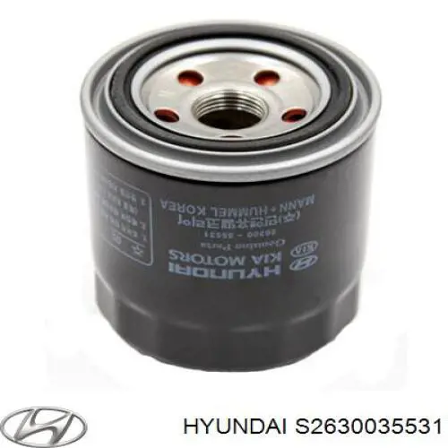 Купити S2630035531 Hyundai/Kia Фільтр очищення масла відцентровий