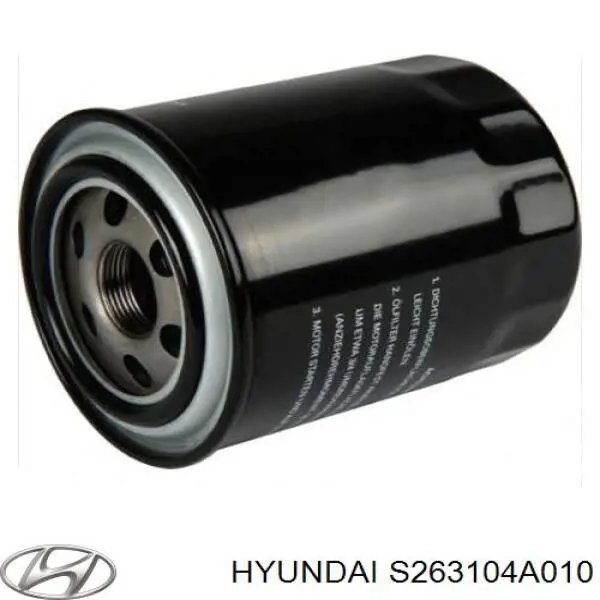 Масляний фільтр двигуна Hyundai/Kia S263104A010 ціна, від 8.89 USD
