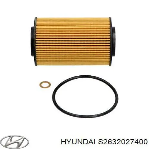 Фільтр масляний S2632027400 Hyundai/Kia