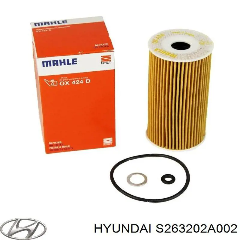 S263202A002 Hyundai/Kia фільтр масляний
