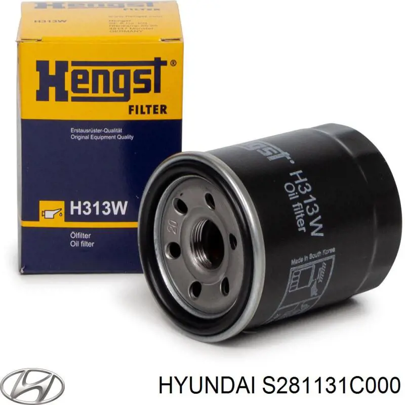 Елемент повітряного фільтра Hyundai/Kia S281131C000 ціна, від 3.97 USD