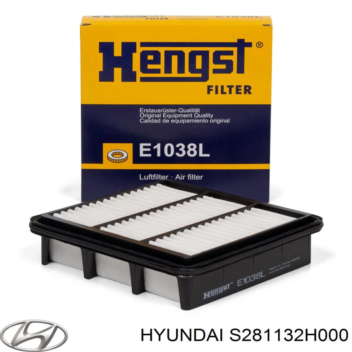 Повітряний фільтр S281132H000 Hyundai/Kia