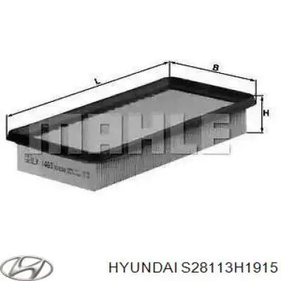 S28113H1915 Hyundai/Kia Повітряний фільтр двигуна