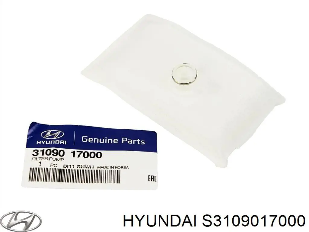 Купити S3109017000 Hyundai/Kia Фільтр-відстійник палива грубої очистки