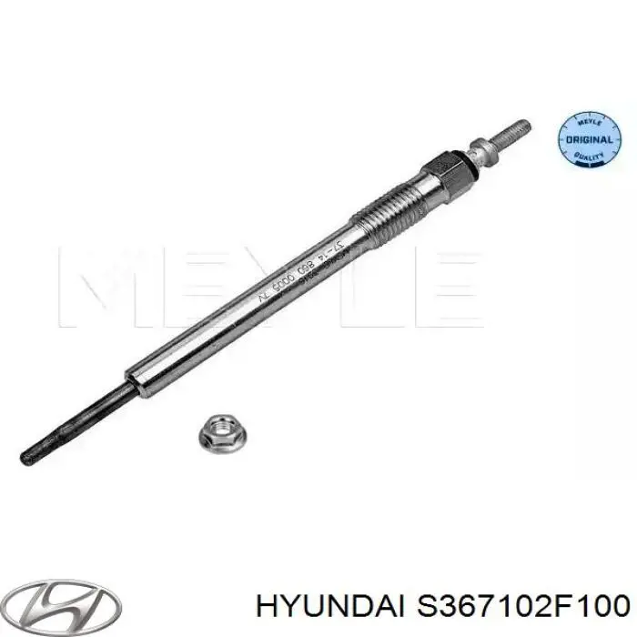 Купити S367102F100 Hyundai/Kia Свічка накалу