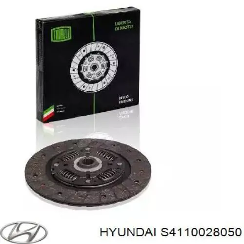 Купити S4110028050 Hyundai/Kia Диск зчеплення