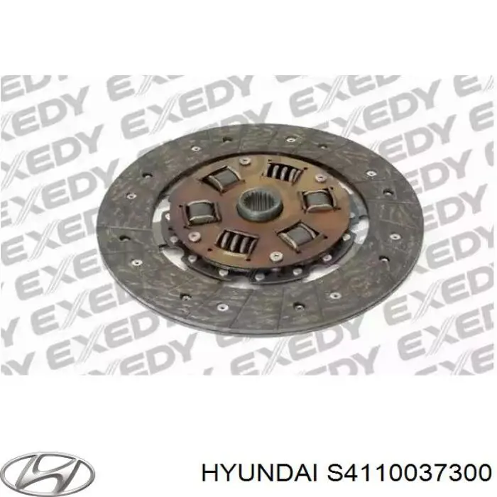 Диск зчеплення S4110037300 Hyundai/Kia