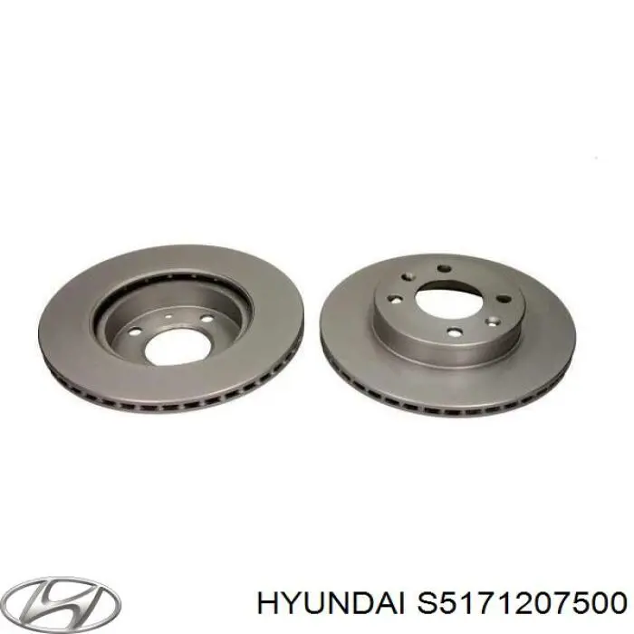 Диск переднього гальма Hyundai/Kia S5171207500 ціна, від 27.57 USD
