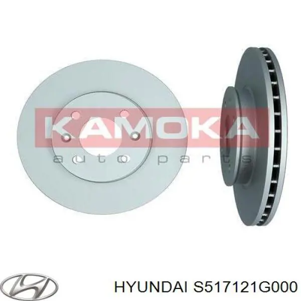 Диск переднього гальма Hyundai/Kia S517121G000 ціна, від 28.87 USD