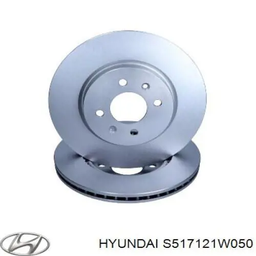 Диск гальмівний передній S517121W050 Hyundai/Kia