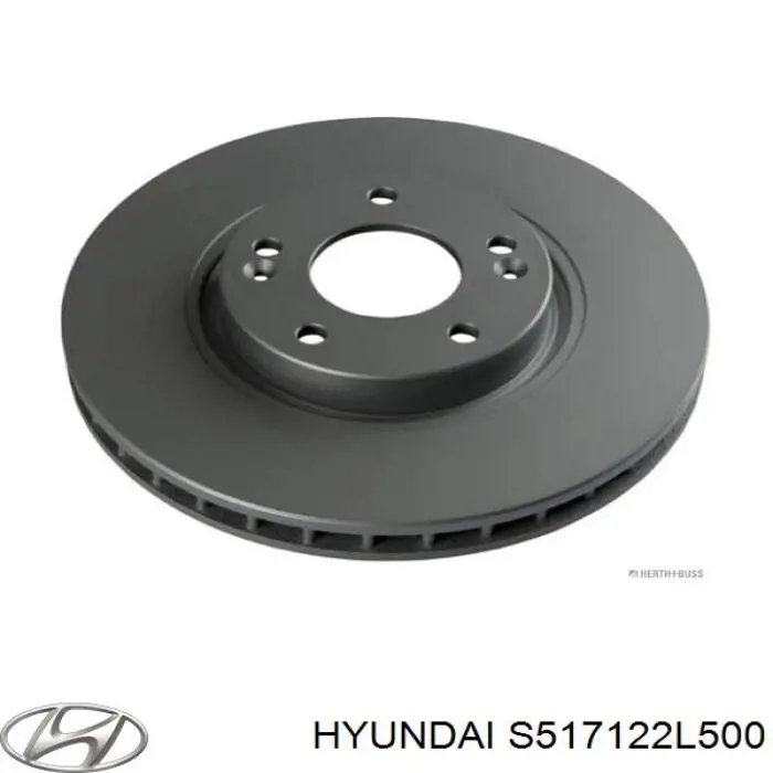 S517122L500 Hyundai/Kia диск гальмівний передній