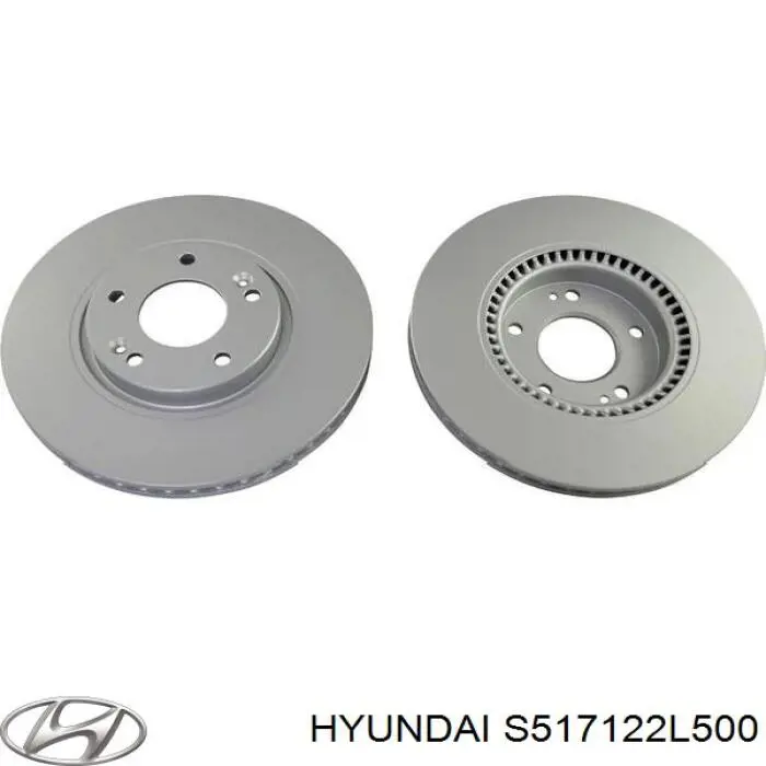 Диск переднього гальма Hyundai/Kia S517122L500 ціна, від 51.31 USD