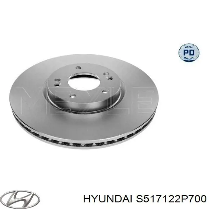 Купити S517122P700 Hyundai/Kia Ротор гальмівний