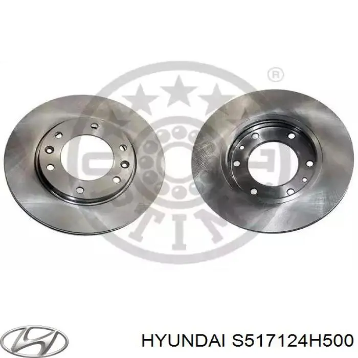S517124H500 Hyundai/Kia Гальмо дискове переднє
