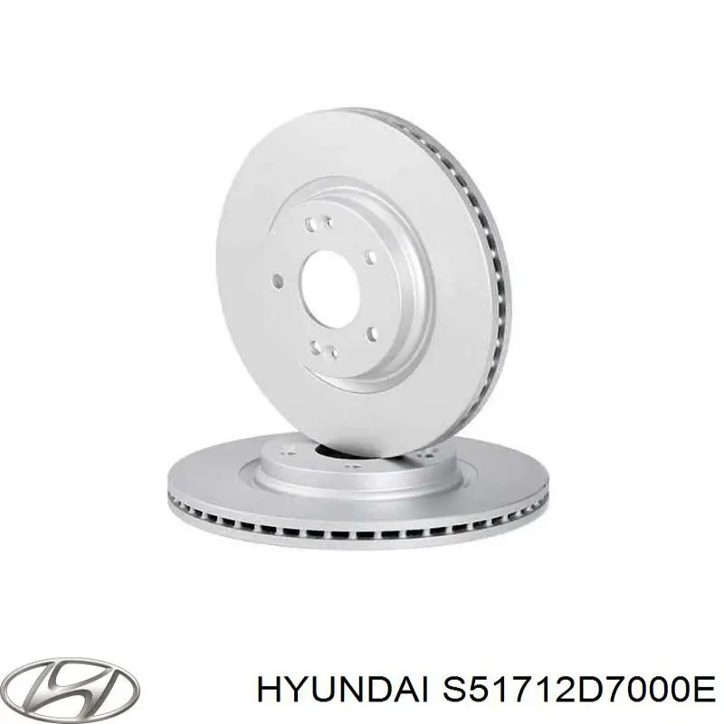 Диск переднього гальма Hyundai/Kia S51712D7000E ціна, від 58.51 USD