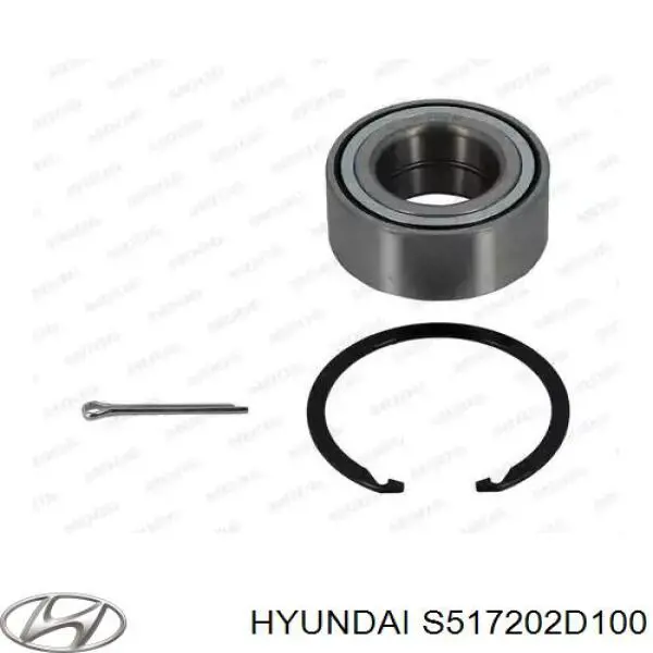 Купити S517202D100 Hyundai/Kia Підшипник ступиці передньої