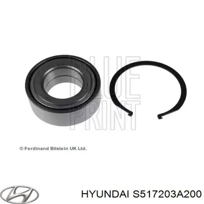 Купити S517203A200 Hyundai/Kia Підшипник ступиці передньої