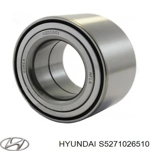 Підшипник маточини задньої Hyundai/Kia S5271026510 ціна, від 23.48 USD