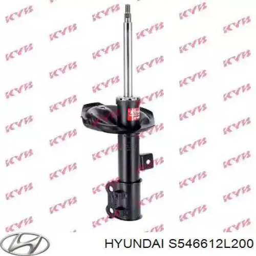 S546612L200 Hyundai/Kia амортизатор передній, правий