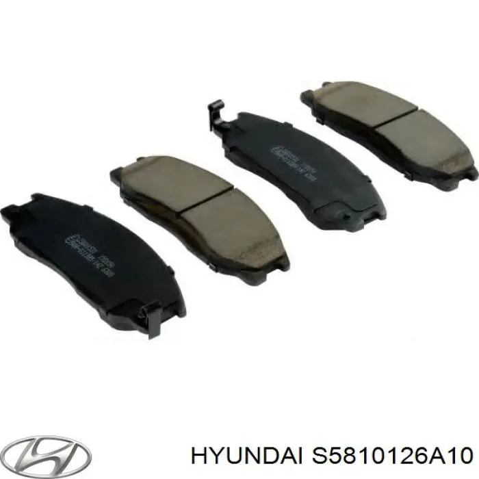Купити S5810126A10 Hyundai/Kia Колодки гальмівні передні, дискові
