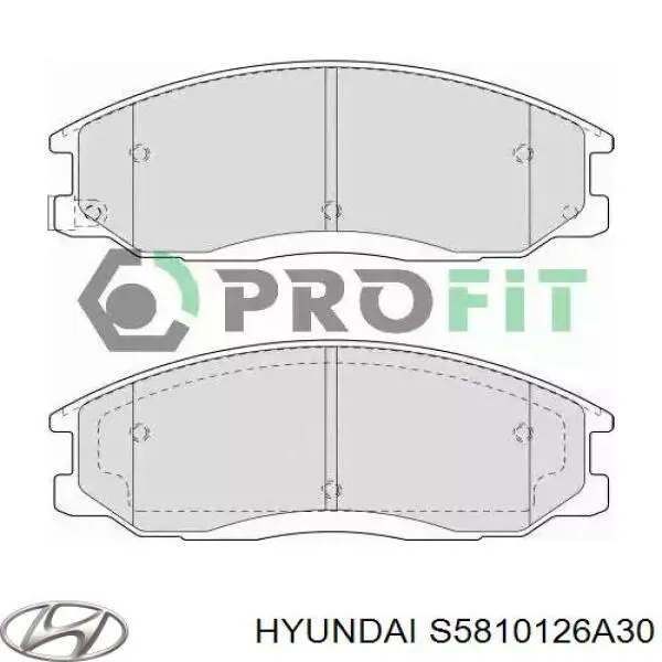 Тормозні колодки Hyundai/Kia S5810126A30