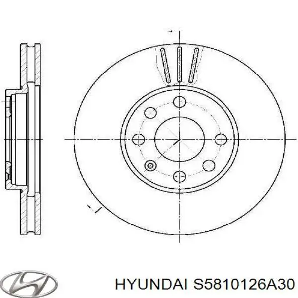 Гальмівні колодки Hyundai/Kia S5810126A30 ціна, від 20.24 USD