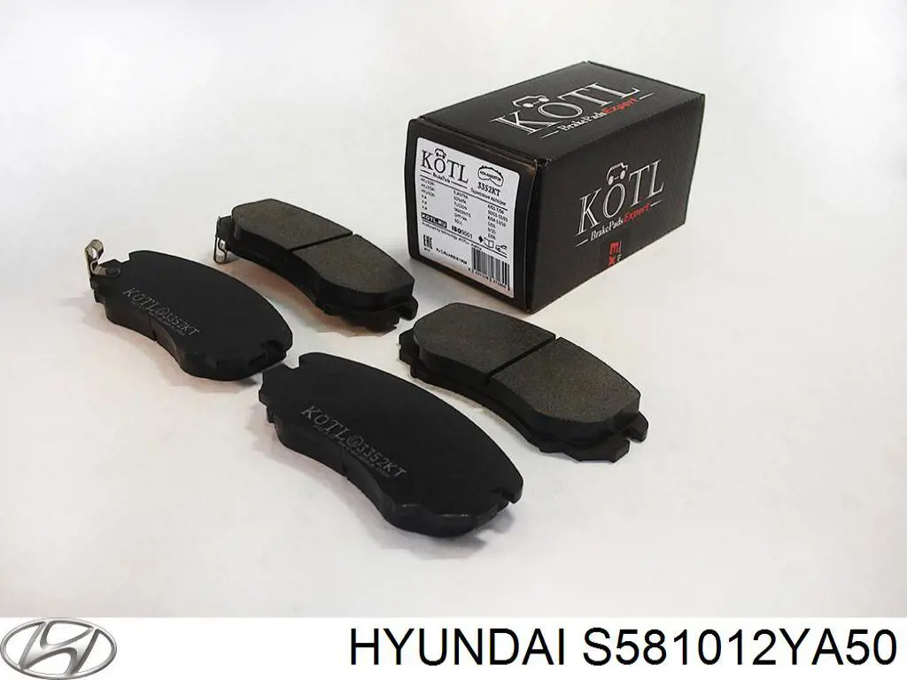 Гальмівні колодки Hyundai/Kia S581012YA50 ціна, від 29.79 USD