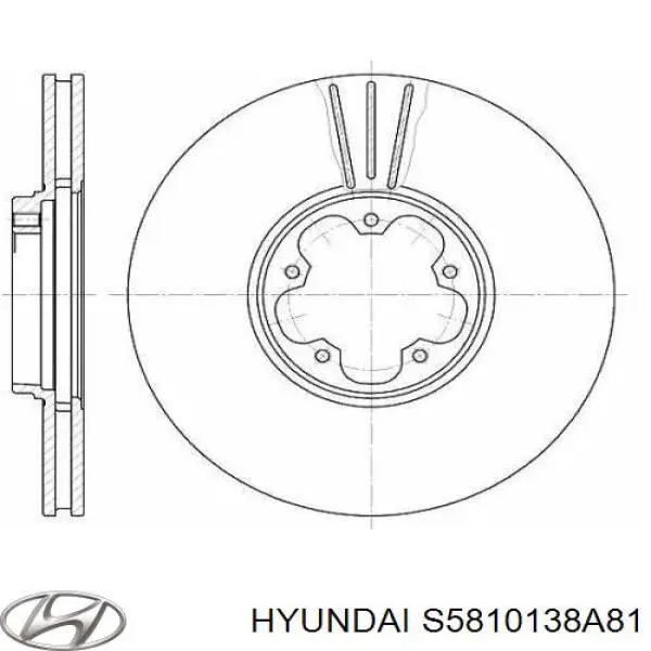 Тормозні колодки Hyundai/Kia S5810138A81