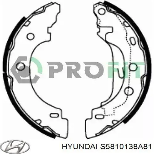 Купити S5810138A81 Hyundai/Kia Колодки гальмівні передні, дискові